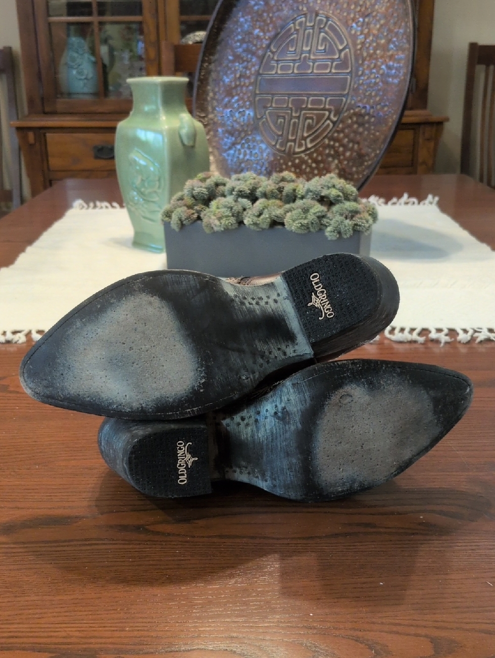 Old Gringo 9 Flora Loca Booties with White Floral Embroidery - Picture 8 of 11